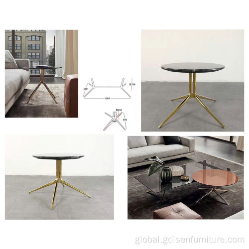 Coffee Table with Stainless Steel Italy modern Mondrian Small Tables Factory